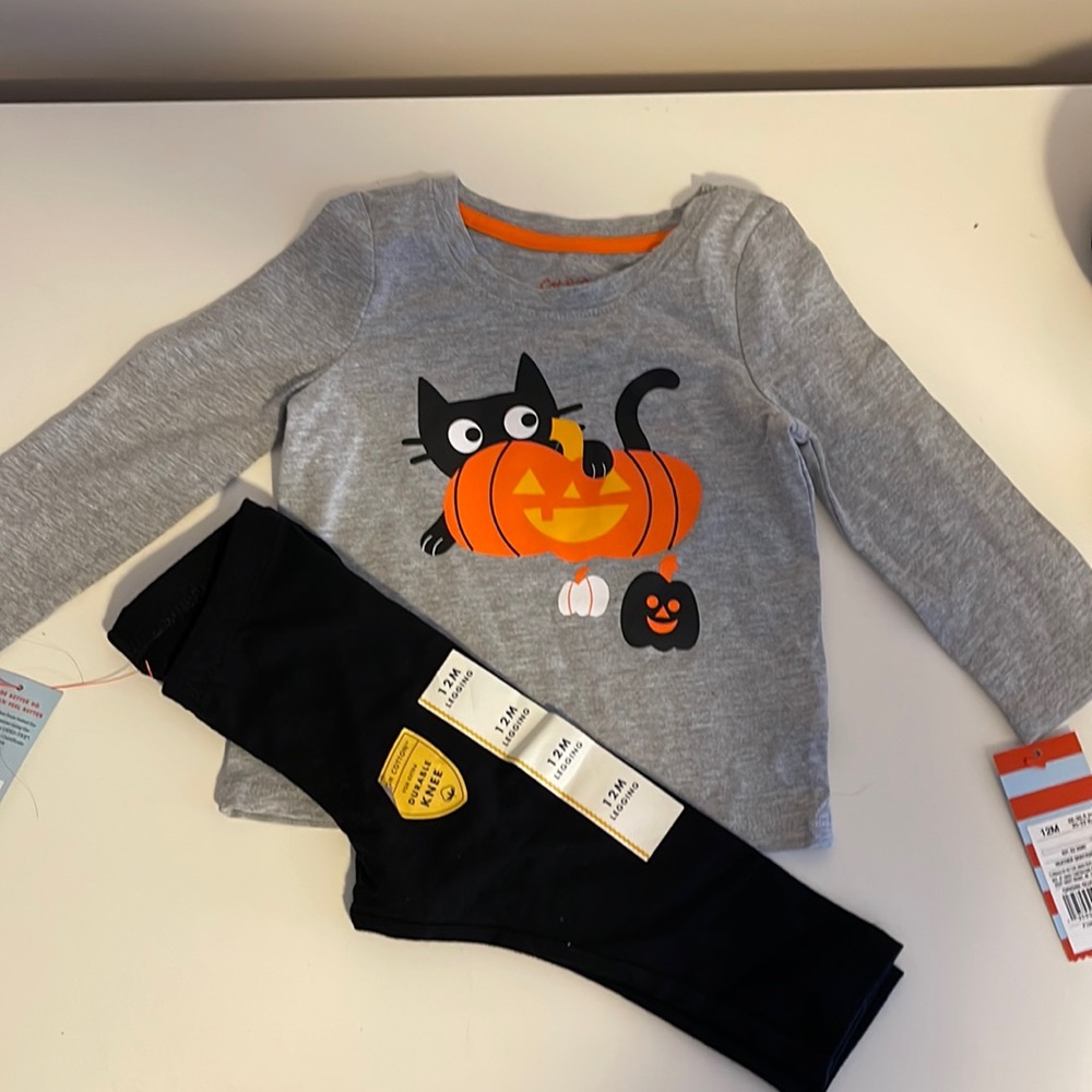 Baby girl 12 month shirt and leggings